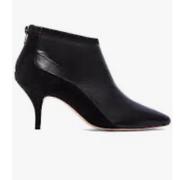 Loeffler Randall Shoes - Loeffler Randall‎ Reese Bootie Black Leather/Suede - Size 7 Heel Sexy Minimalist